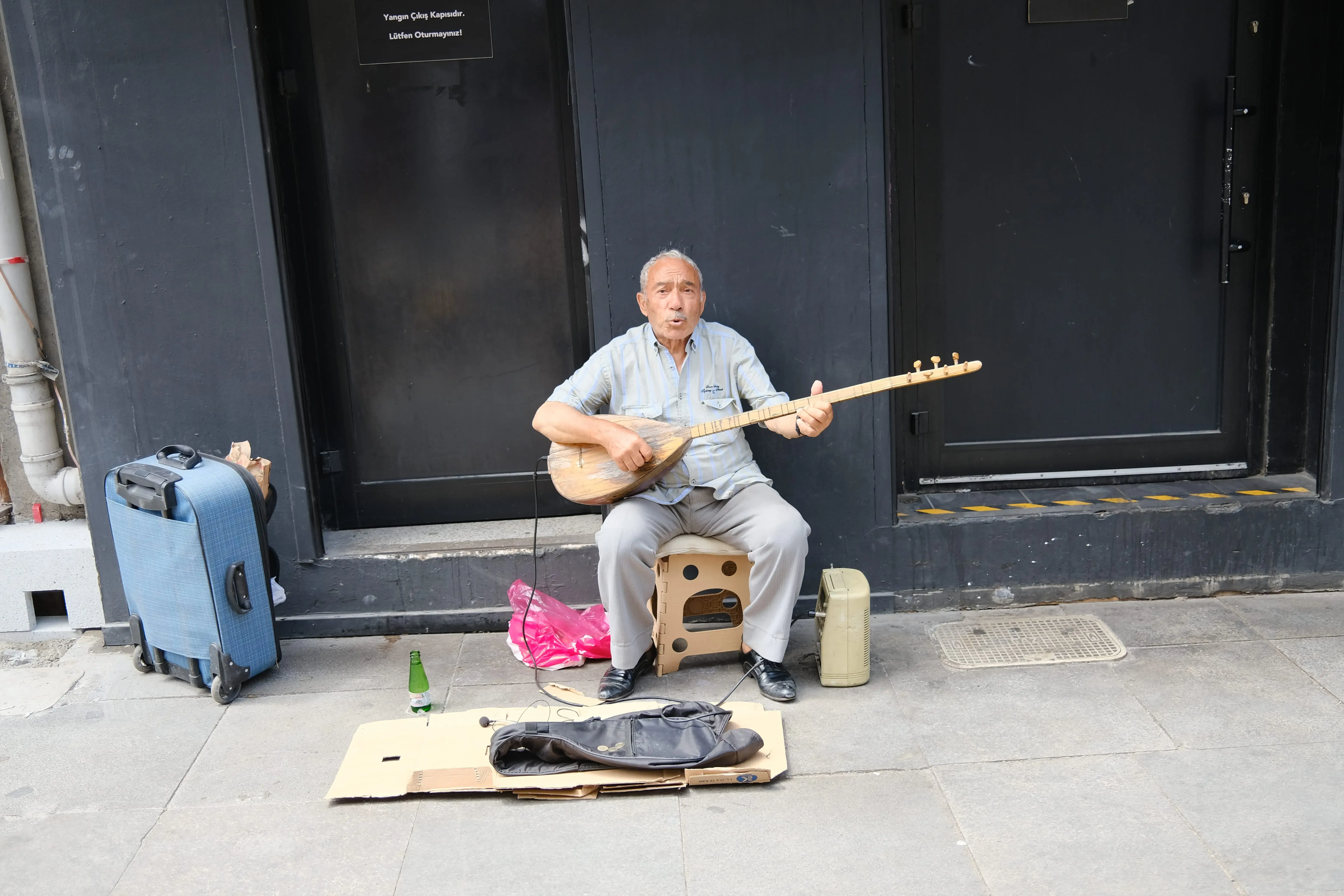 Street musician.